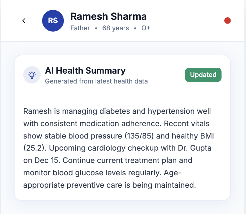 AI Health Summary
